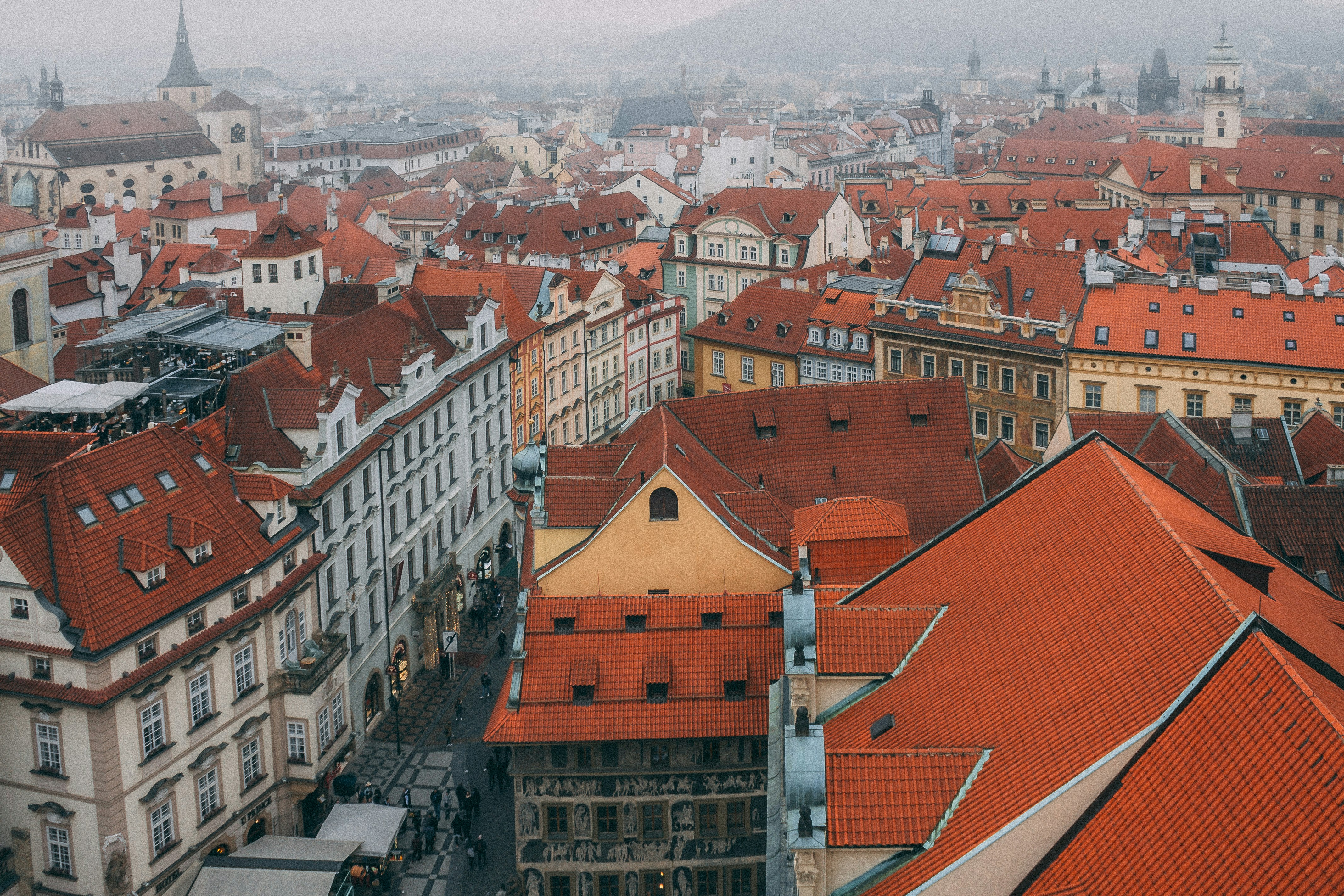 aerial view of city buildings during daytime